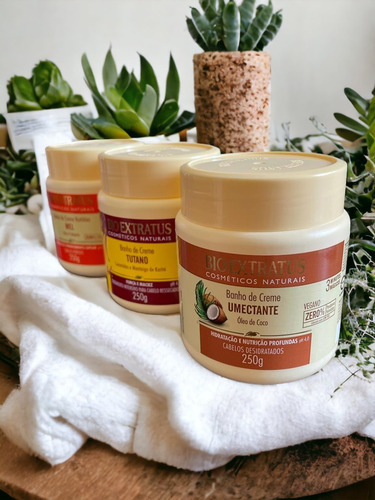 Kit Cronograma Capilar Nutr. Mel + Tutano + Umectante 250 Gr
