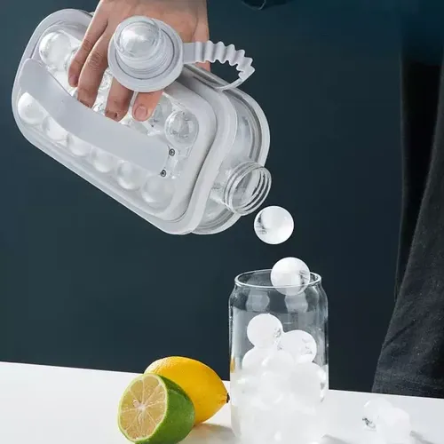 Cool Summer Ice Bottle Cup Botella De Hielo, Bandeja Para Cubitos De Hielo  Para Botella De Agua Con Popote Y Tapa, Taza De Silicona Sin Contacto Para  Hacer Hielo Para Congelador En