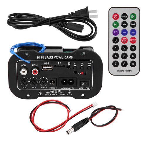 Amplificador Digital Hifi Bass High Power De 5 Pulgadas Para