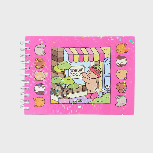 Livro De Colorir Bobbie Goods Capa Dura 100 Páginas A5 120g - Boobie Goods 100 Desenhos