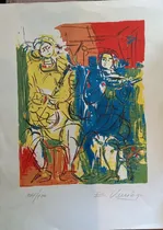 Comprar Bruno Venier Serigrafia Figuras De Musicos Edición Rara