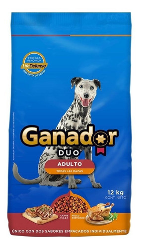 Ganador Duo 12kg Alimento Para Perro Adulto :)