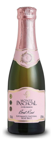 Espumante Mini Brut Rosé 187 Ml Monte Paschoal Baby Original