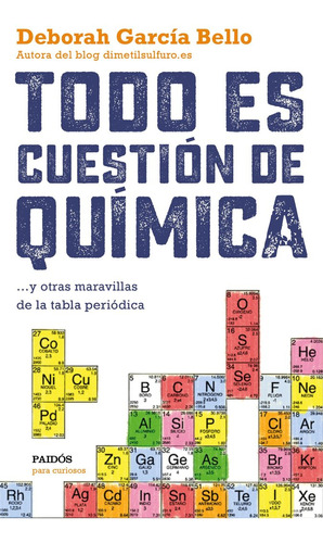 Libro Todo Es Cuestiã³n De Quã­mica