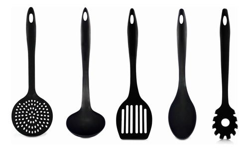 Persal - Set Utensilios Cocina X5 Cucharones Resistente 200c