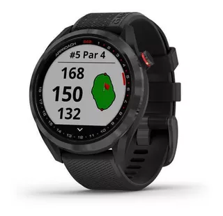 Reloj Approach S42 Garmin Golf Gps Green Distancia De Golpe Color de la caja Gunmetal Color de la malla Black Color del bisel Black