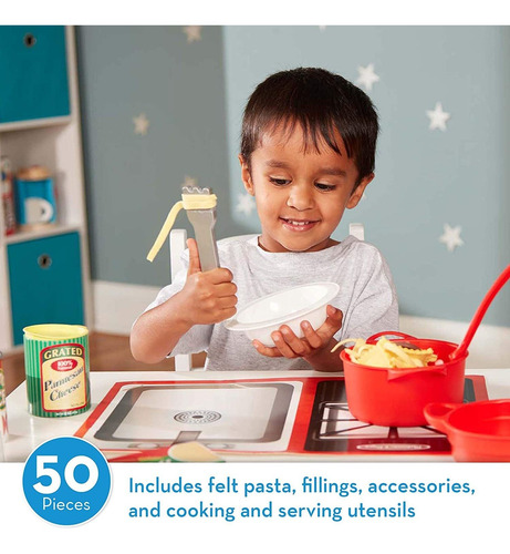 Juego De Ppasta Comida Alimentos De Juguete Melissa Doug