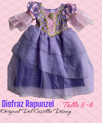 Disfraz Original De Princesa Rapunzel Niña 5-6