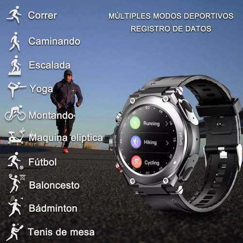 Reloj Inteligente Con Audífonos Bluetooth T92pro 2 En 1