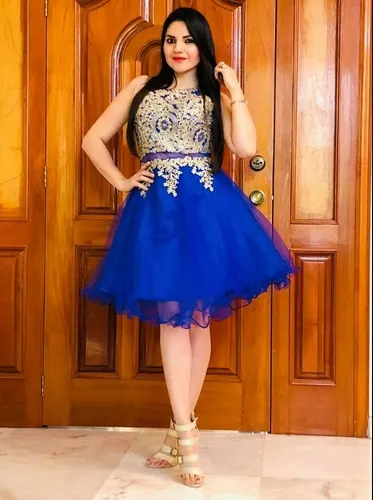 Vestidos azules cortos de fiesta new arrivals