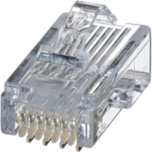 Plug Rj45 Cat5e, Para Cable Utp De Calibres 24-26 Awg,