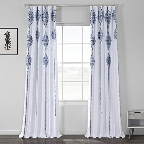 Hpd Half Price Drapes Cortinas Texturizadas De Lino Estampad