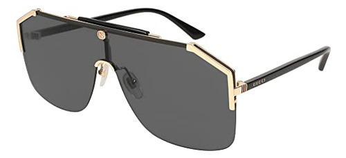 Gucci Gg0291s 100% Auténtico Hombre Gafas De Sol Oro 1svza
