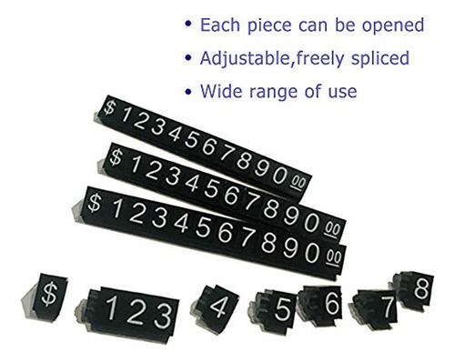 Price Tag Cube, Número De Ensamblaje Ajustable, Angulado, Pr