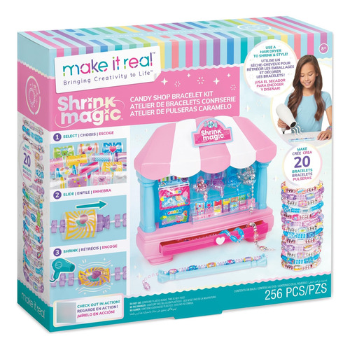 Make It Real: Kit De Pulsera Shrink Magic Candy Shop  Cr.