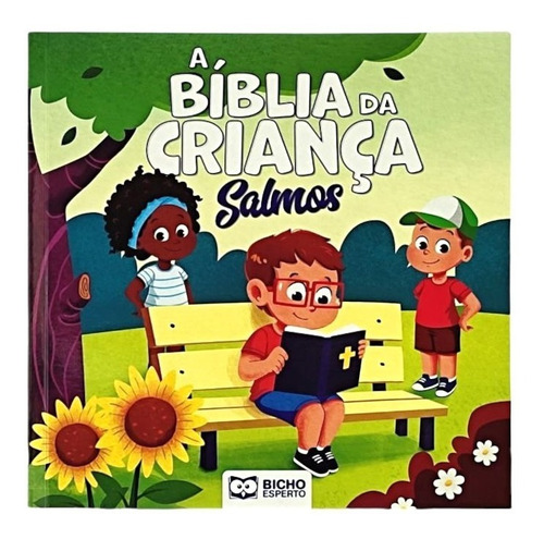 A Bíblia Da Criança Salmos - Tamanho 23x23cm - 36 Páginas - Escrito Em Caixa Alta