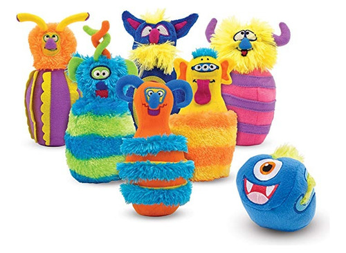 Melissa & Doug Monster Fuzzy Los Pernos De Bolos Y De La Bol