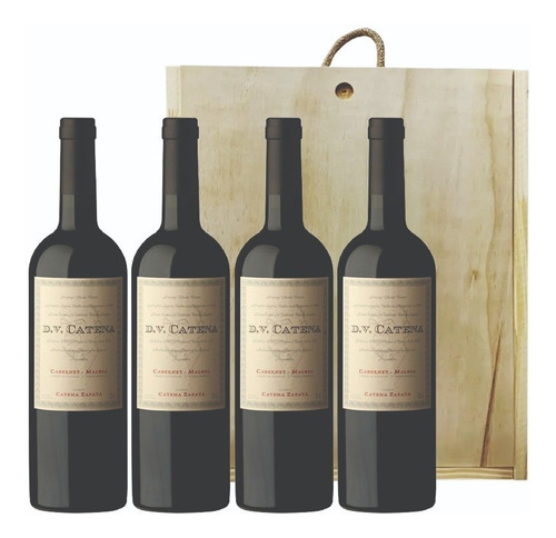 Estuche Madera Dv Catena Cabernet Malbec