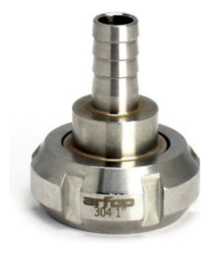 Niple E Porca Sms 1'' Espigão 3/8 Em Aço Inox 304