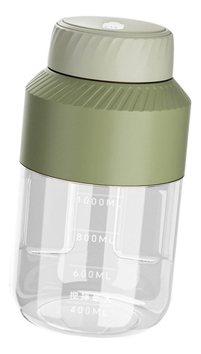 Vaso De Batidora Portátil Usb, Exprimidor Tapa Única Verde