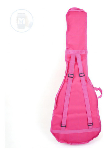 Capa Para Violão Infantil 3/4 Rosa Case Bag