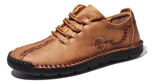 Hombre Mocasines Zapatos Casual Cuero Causales Calzado