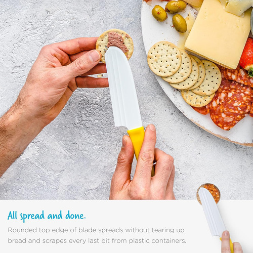 Cuchillo Antiadherente Para Queso Dreamfarm Knibble Lite...