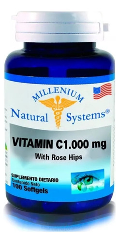 Vitamina C 1000mg Rose Hips Petalos - Unidad a $590