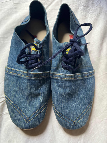 Alpargatas Jean Hombre Con Diseño Original Y Cordones 42