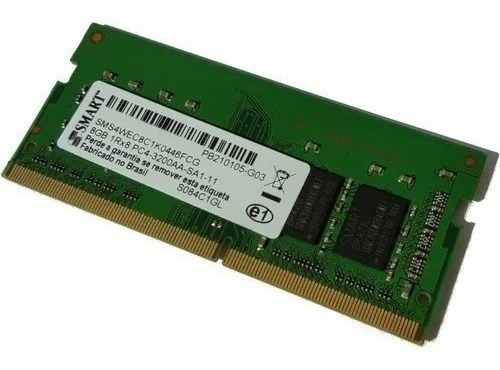 Memória 8gb Notebook Smart Ddr4 3200 Mhz Sms4wec8c1k0446fcg