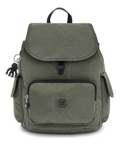Mochila Kipling City Pack S Green Moss K1563588d Cor Green Moss Desenho Do Tecido Liso