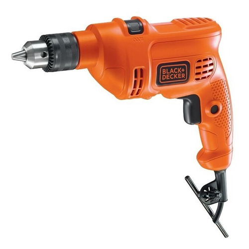 Furadeira de Impacto 10mm Black Decker, Modelo TM500CB, Furadeira Profissional com 5 Brocas e caixa de 19 Polegadas, Potência 560W, 127V