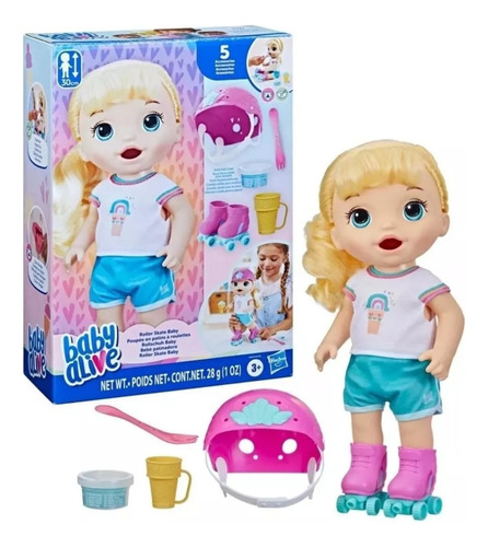 Muñeca Baby Alive Bebé Patinadora