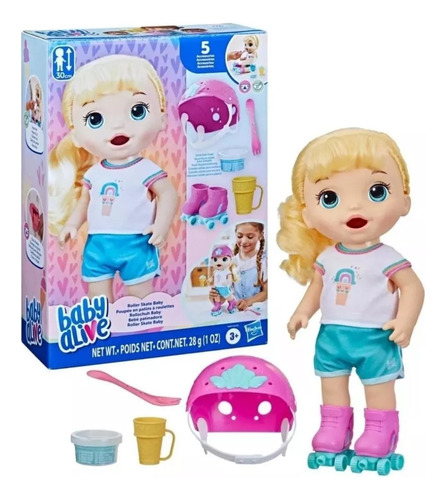 Muñeca Baby Alive Bebé Patinadora 