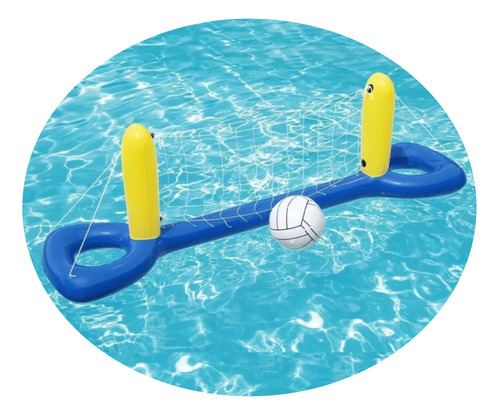 Juego De Volley Inflable Para Piscina Red Y Pelota - Vir