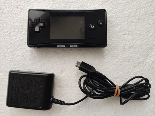 Gbm Nintendo Gameboy Micro Negro Oxy-001 + 1 Juego +cargador