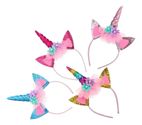 4pcs Unicornio Diadema Mujer De Fiesta Headwear Chica A...