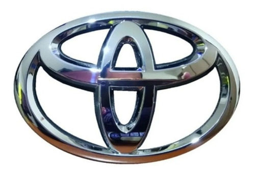 1 Logo Cromado Toyota Yaris Frontal 10 X 15 Centímetros 