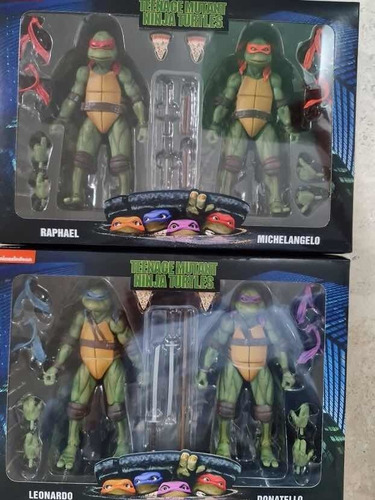 Tortugas Ninja Dúo Neca Película 1990