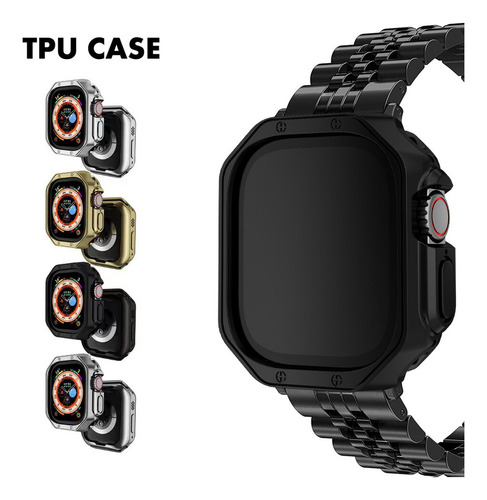 Funda De Tpu Suave Para Apple Watch Carcasa Ultra 49mm