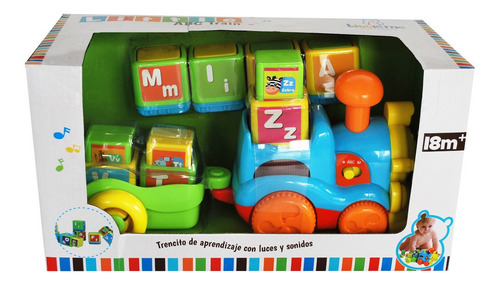 Imagen 2 de 2 de Jueguete Para Niños Tren Educativo Para Bebe Little Abc