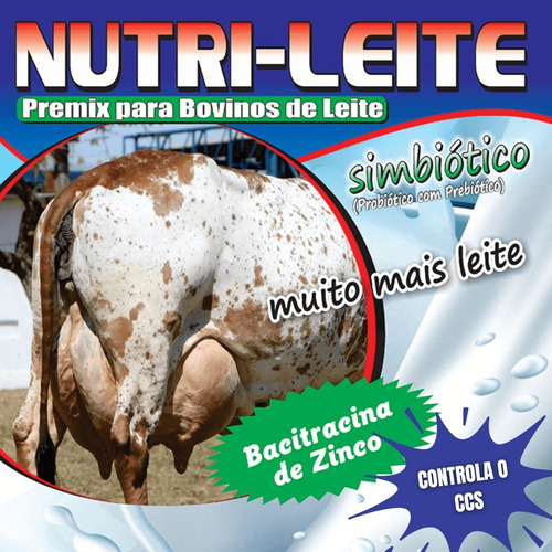Nutrileite 5kg Premix Vaca Leiteira Lactante Pomada Ordenha