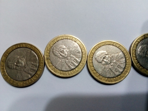 Imagen 8 de 10 de Moneda 100 Pesos - Con Falla - Chile -( Valor Por 4 )
