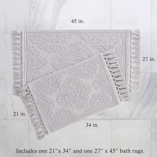 Jean Pierre - Alfombrillas De Baño Ricardo, Juego De 2 Alfom