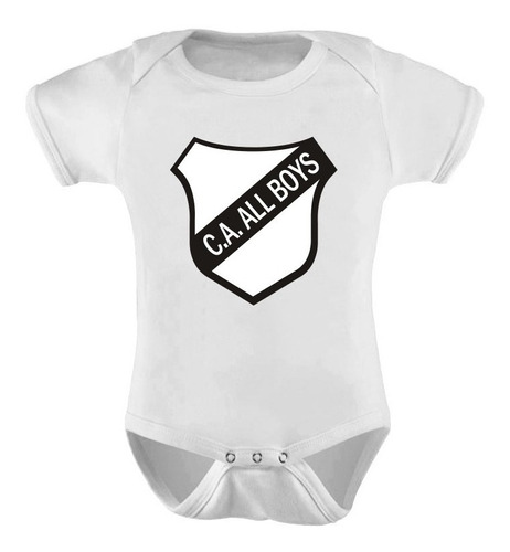 Body Para Bebé Personalizado Club Atlético All Boys Algodón