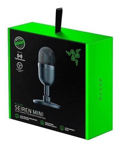 Microfono Razer Seiren Mini Usb Stream Supercardioide Black