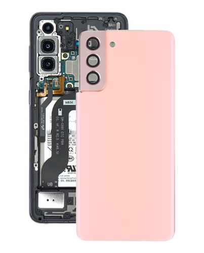 Tapa Trasera Repuesto Compatible Samsung S21 Rosa