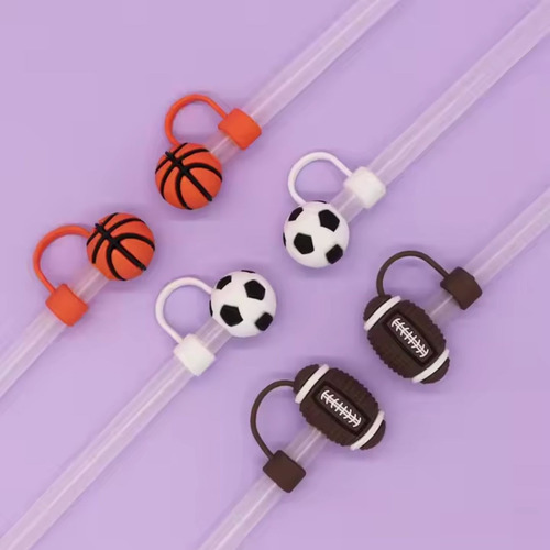 Tampa De Proteção Canudo Copo Stanley 10 Mm Modelos Variados Bola De Futebol