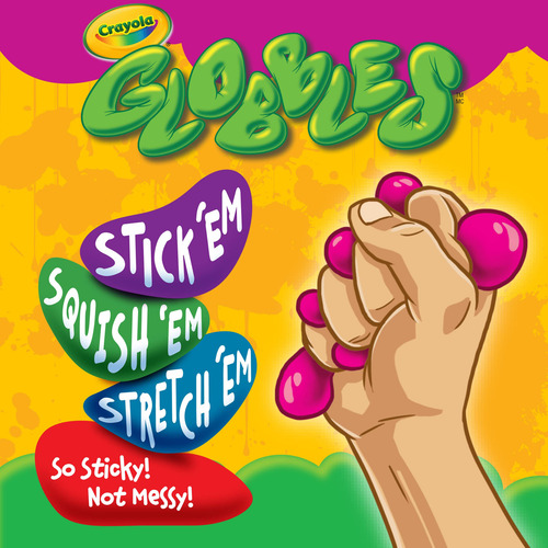 Stress Balls Crayola Globbles, Pacote Com 3 Cores Variadas