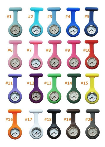 Reloj Silicon 15 Pz Enfermeria 